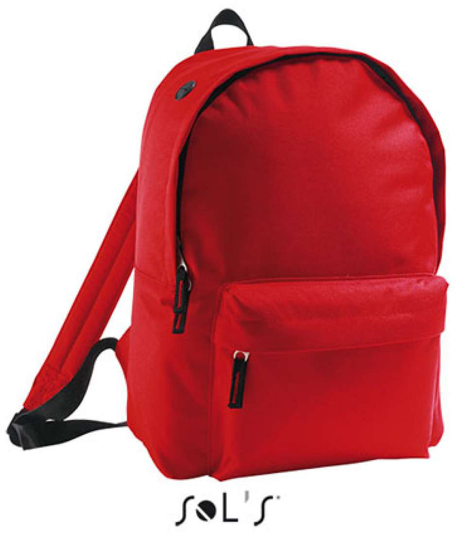 Sol's Rider - Kids' 600d Polyester Rucksack - Sol's Rider - Kids' 600d Polyester Rucksack - Red