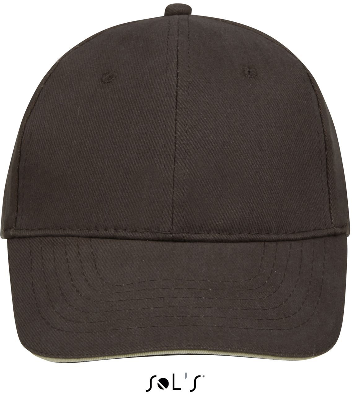 Sol's Buffalo - Six Panel Cap - hnědá