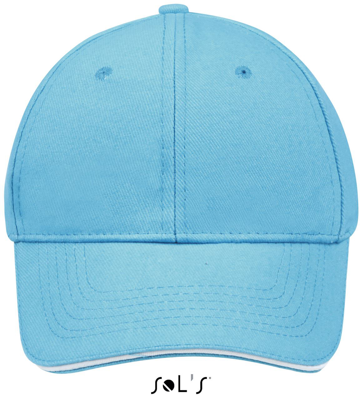 Sol's Buffalo - Six Panel Cap - modrá