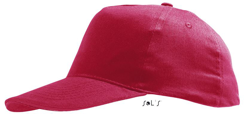 Sol's Sunny Kids - Five Panels Cap - red